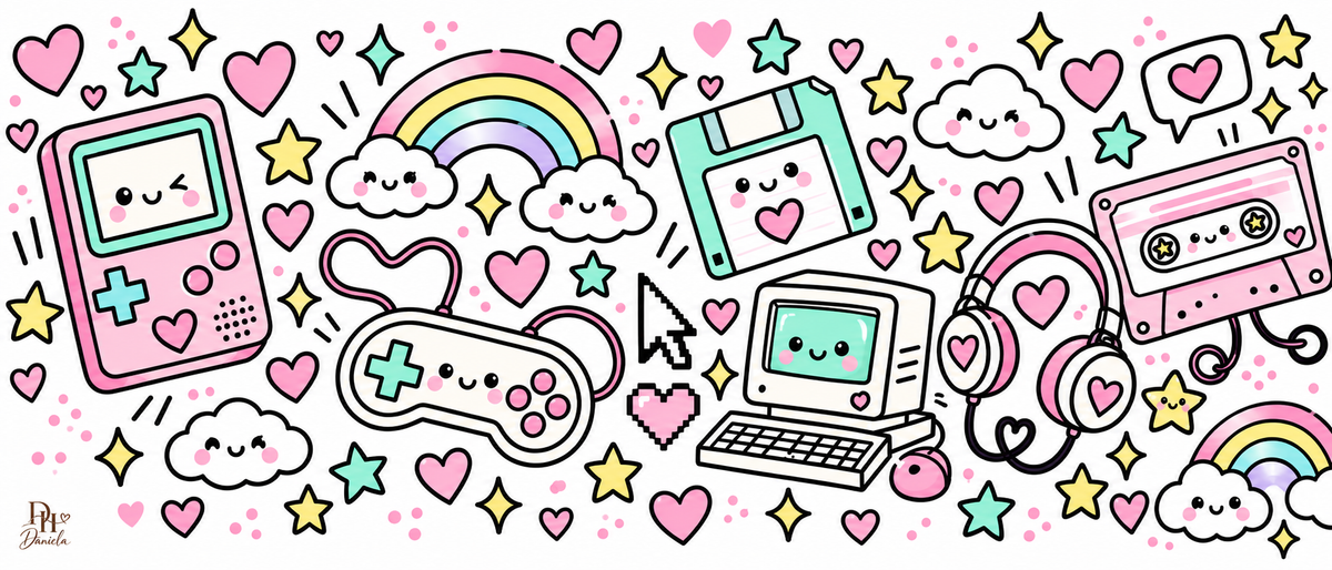 11 oz Tasse Retro Gaming Tasse – Kawaii Design
