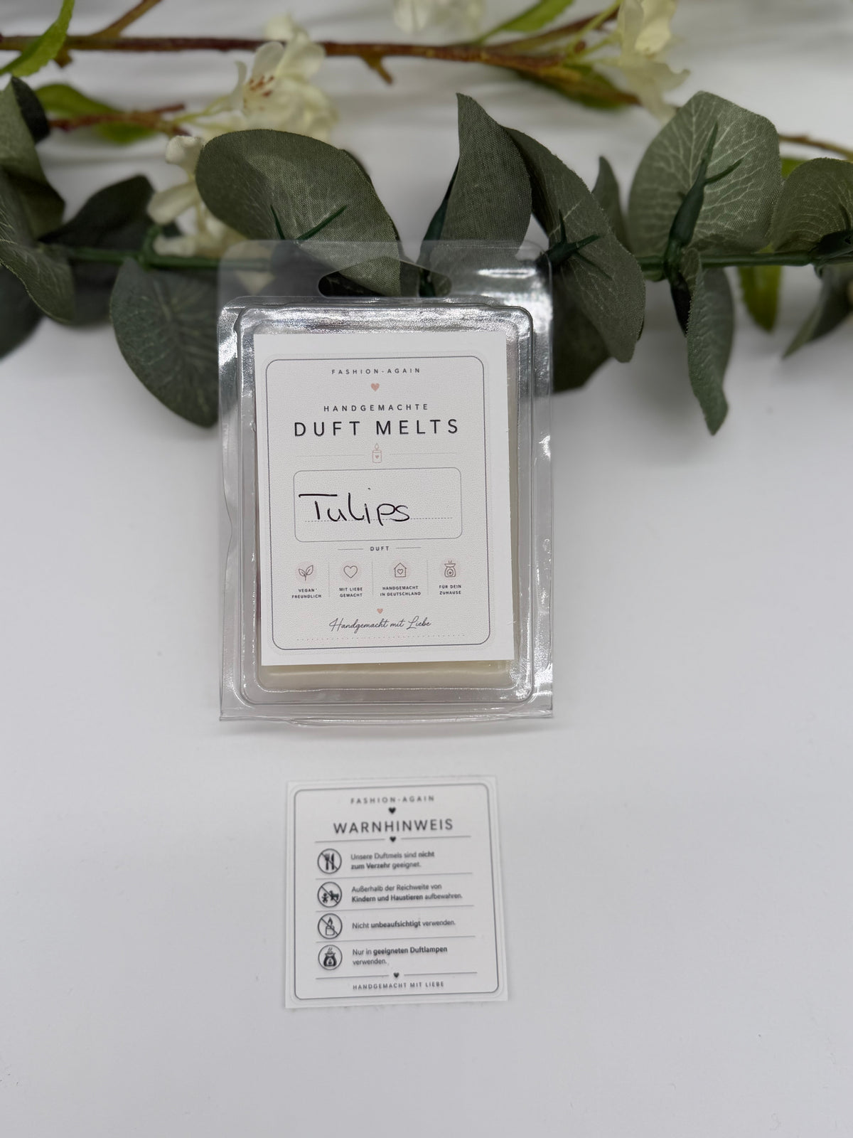 Duftmelts mit Blüten Handmade