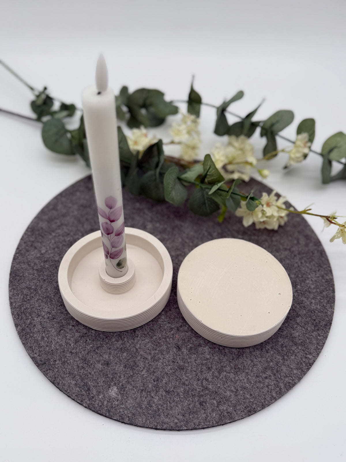 Kerzenhalter aus Jesmonite | Handgegossen | Preis pro Stück