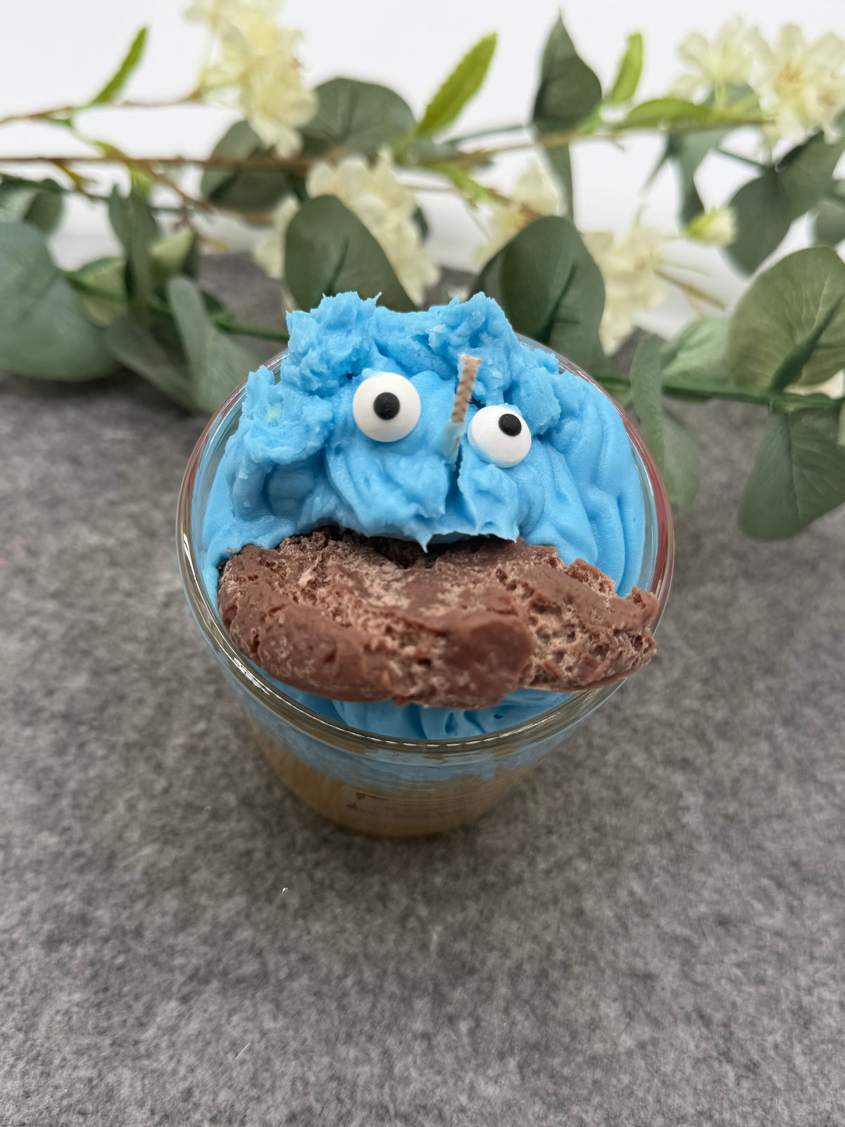 Krümelmonster Kerze