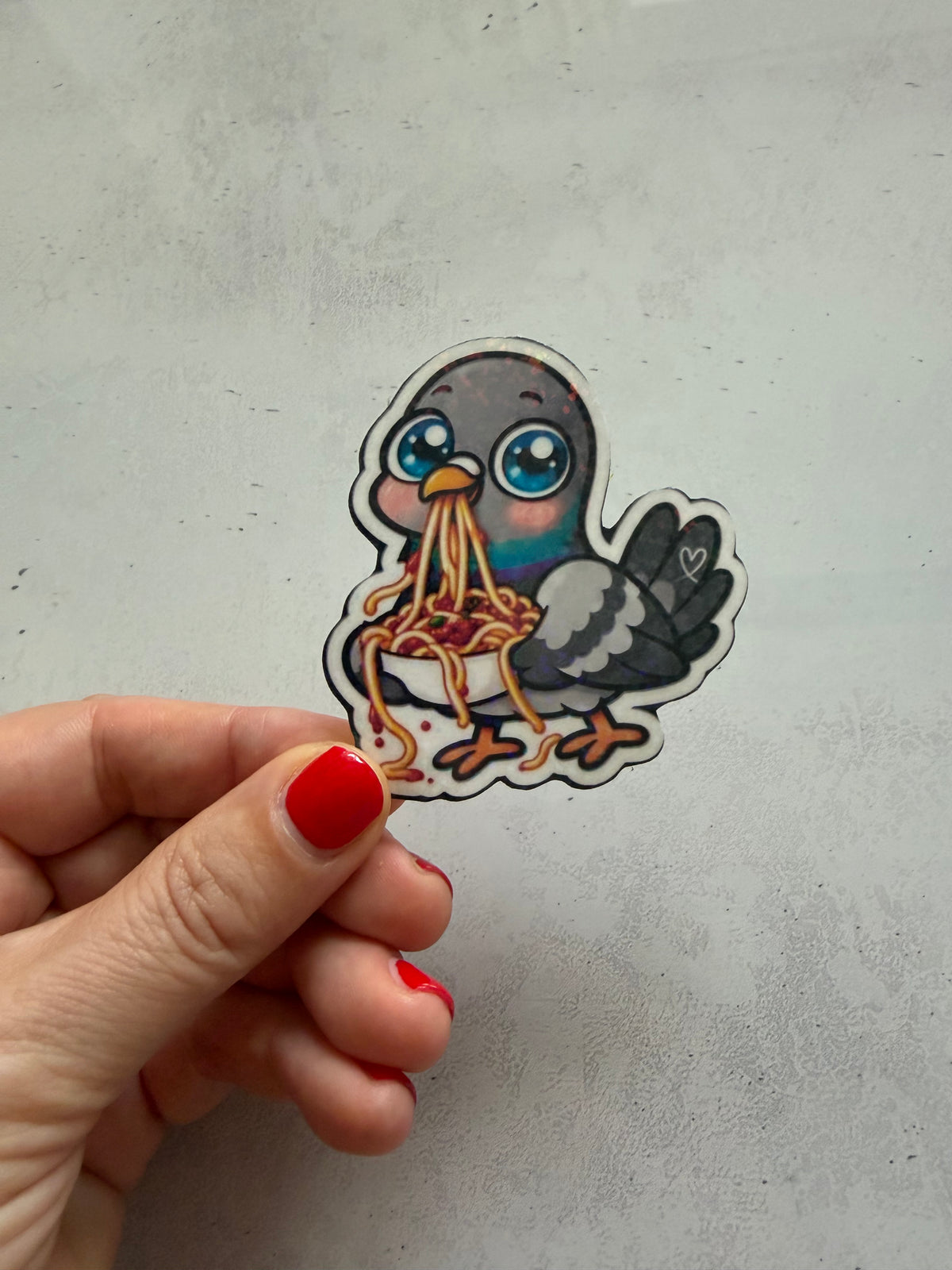 Gulliver – Süße Tauben Glitzer-Sticker | Verschiedene Motive zur Auswahl