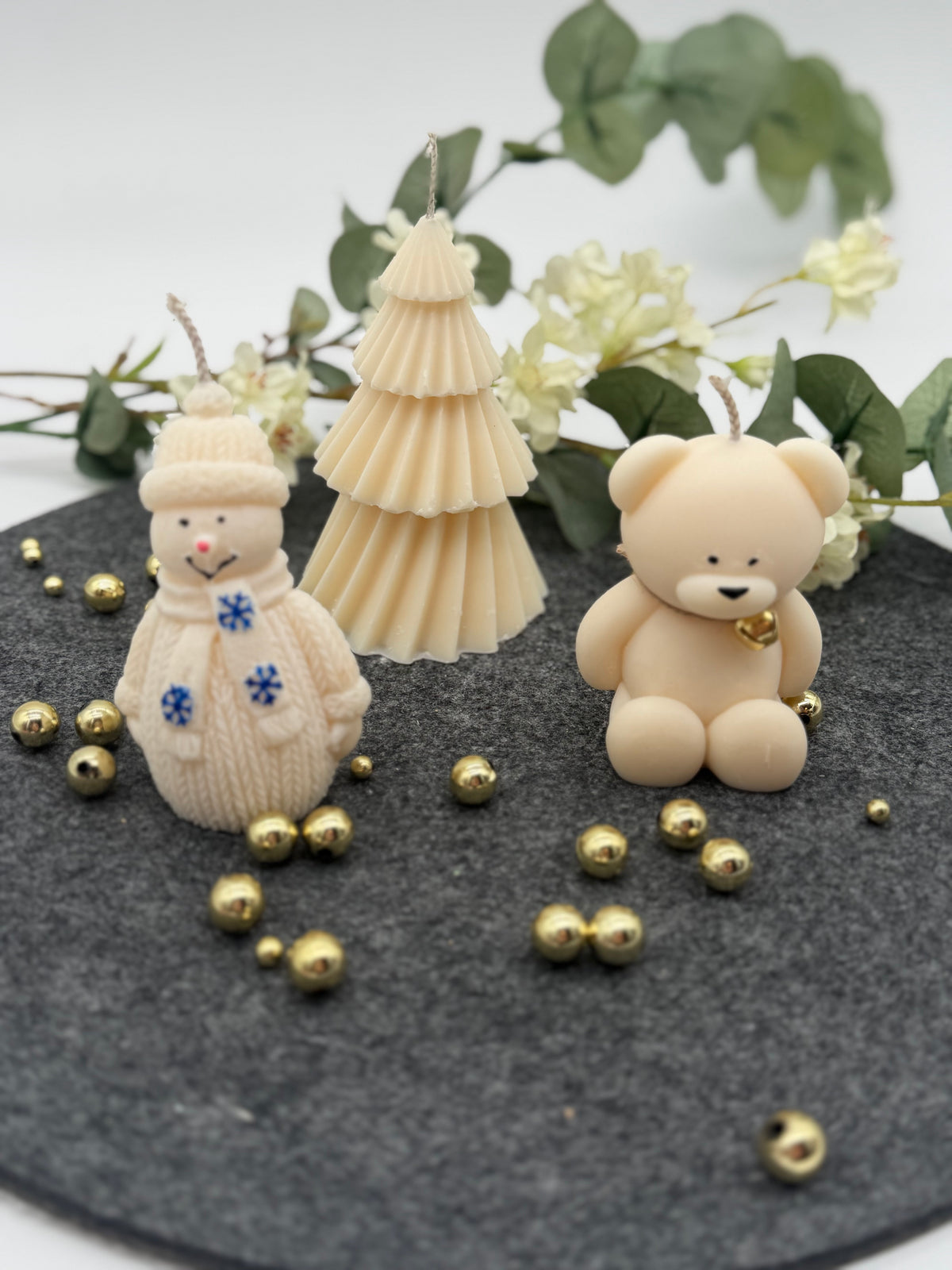 Handgemachte Kerzen / Weihnachten