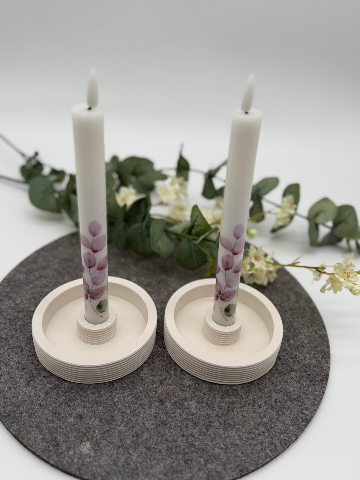 Kerzenhalter aus Jesmonite  | Handgegossen | Preis pro Stück