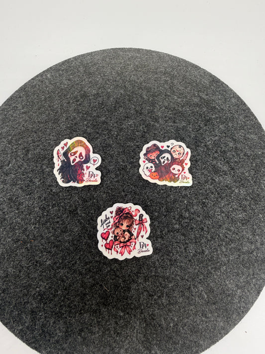 Kawaii Horror Love – Sticker Kollektion ♡