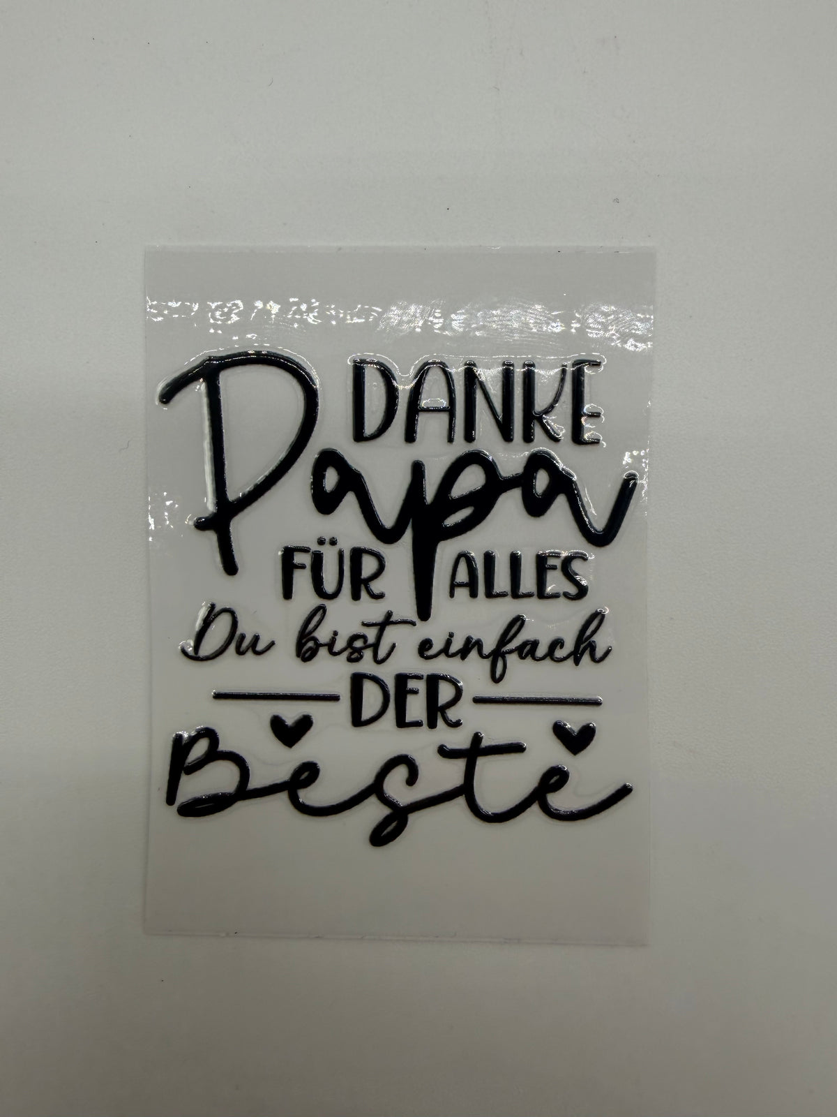 NEU Vatertagskerze mit Wunschmotiv