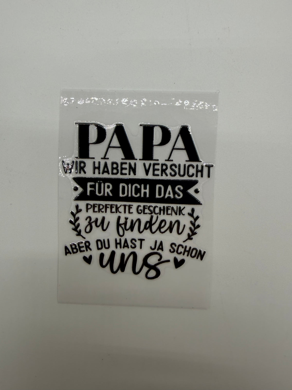 NEU Vatertagskerze mit Wunschmotiv