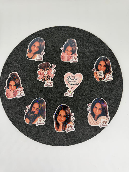Personalisiertes Foto Sticker Set – Dein Wunschmotiv